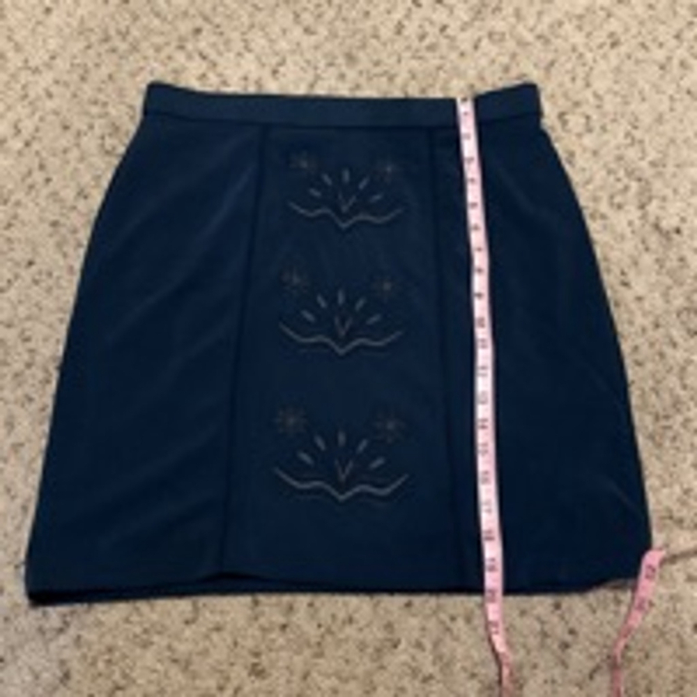 Women's Skies Are Blue Skirt Size L Blue - Picture 5 of 8